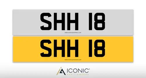 UK Registration Number SHH 18-For Sale