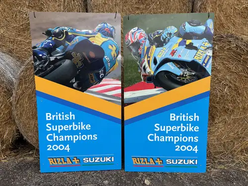 2005 Rizla Suzuki BSB Advertising Boards-Sold