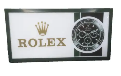 Rolex Homage LED Illuminated Sign-Sold