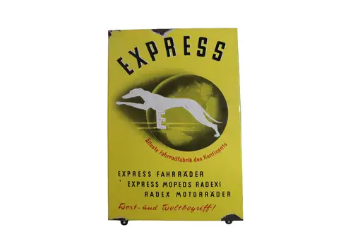 Express Mopeds Enamel Sign-For Sale