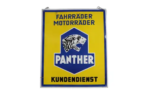 Panther Enamel Sign-For Sale