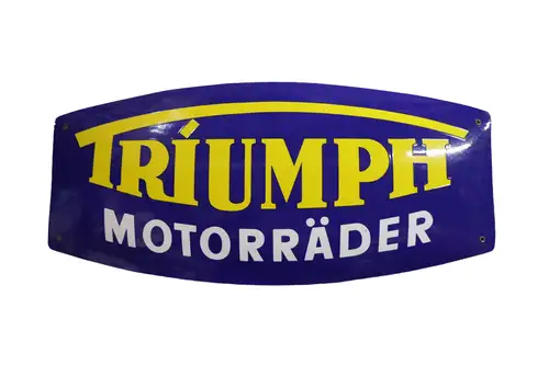 Triumph Motorrader Germany Tin Sign-For Sale