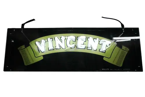 Vincent Neon Light Up Shop Sign-For Sale