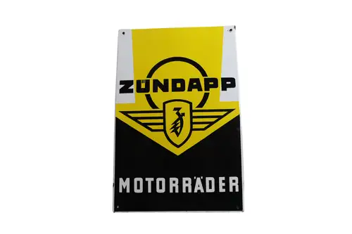 Zundapp Motorrader Enamel Sign -For Sale