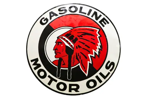 Gasoline Motoroils Enamel Sign-For Sale