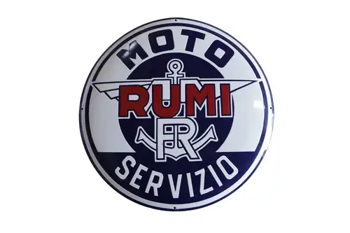 Moto Rumi Servizio Enamel Sign-For Sale