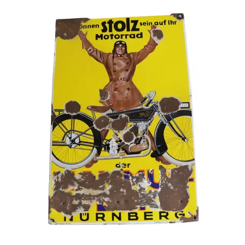 Stolz Motorrad Enamel Sign