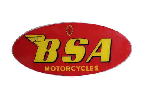 BSA Oval Plastic Showroom Sign-For Sale