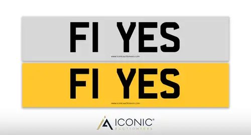 UK Registration Number F1 YES-For Sale