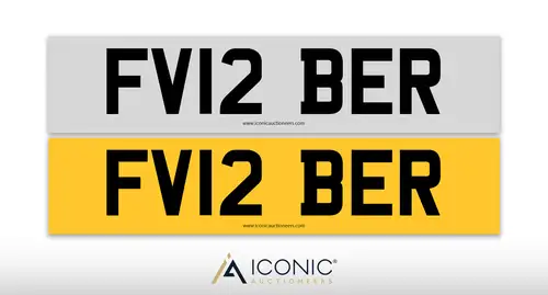 UK Registration Number FV12 BER-For Sale