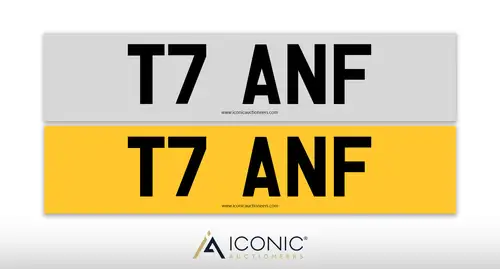 UK Registration Number T7 ANF-For Sale
