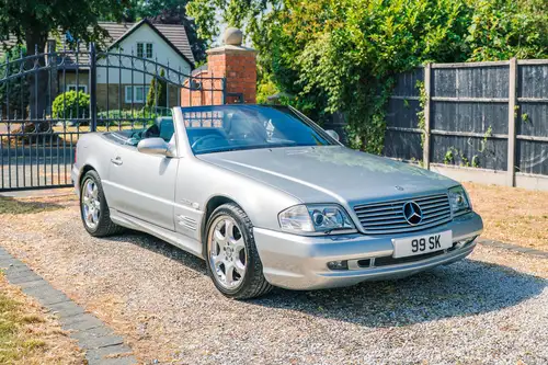 Photo 1 of 1 of 2002 Mercedes-Benz SL500 (R129) Silver Arrow