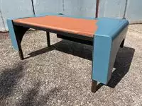 New Bespoke Land Rover Desk With Leather Top