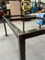 New Bespoke Land Rover Desk With Leather Top