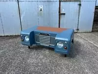 New Bespoke Land Rover Desk With Leather Top