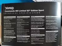 2018 Norton 961 Commando Sport 50th Anniversary 961cc-For Sale