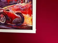 Ferrari 375 F1 Driven by Luigi Villoresi in 1951. Original on Canvas by Craig Warwick