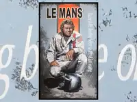 Steve McQueen - Racing is Life. Original Acrylic by Tony Upson