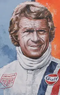 Steve McQueen, the 917K and Le Mans. Original Painting By Tony Upson