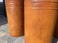 Gulf-Themed Oil Drum Table and Seat Set