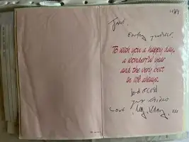 Interesting Collection of Reggie Kray Memorabilia including Correspondence, a Painting and a Teddy Bear
