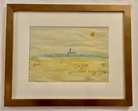Interesting Collection of Reggie Kray Memorabilia including Correspondence, a Painting and a Teddy Bear
