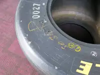 Williams Formula 1 Goodyear Eagle Tyre Glass-Topped Table  