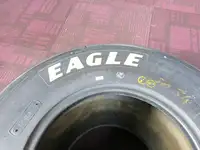 Williams Formula 1 Goodyear Eagle Tyre Glass-Topped Table  