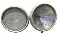 Prewar Lucas King of the Road Headlamps with Reflectors