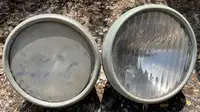 Prewar Lucas King of the Road Headlamps with Reflectors