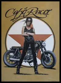 Café Racer Canvas by Tony Upson-For Sale