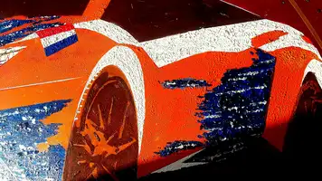 'Netherlands Celestial' Lamborghini Original Artwork-For Sale