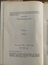Three Vincent-Related Hardback Leatherbound Books