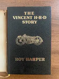 Three Vincent-Related Hardback Leatherbound Books