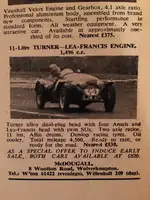 1953 Turner 1.5-litre Sports Racing Car (chassis #006) -For Sale