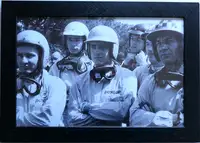 Heroes of Speed from the 1950s Framed and Glazed Photos-For Sale