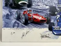 Best of British Original Artwork Signed by Moss, Mansell, St-For Sale