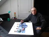 Best of British Original Artwork Signed by Moss, Mansell, St-For Sale