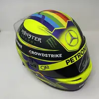 Lewis Hamilton Replica 2023 Helmet with Signature to Visor T-For Sale
