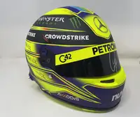 Lewis Hamilton Replica 2023 Helmet with Signature to Visor T-For Sale