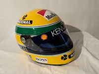 Ayrton Senna Replica Colours Helmet Produced in 1993 by Shoe-Sold