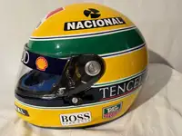 Ayrton Senna Replica Colours Helmet Produced in 1993 by Shoe-Sold