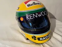 Ayrton Senna Replica Colours Helmet Produced in 1993 by Shoe-Sold