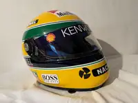 Ayrton Senna Replica Colours Helmet Produced in 1993 by Shoe-Sold
