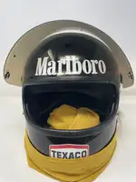 Bell Racestar 2 James Hunt Replica Helmet Complete with Fire-For Sale