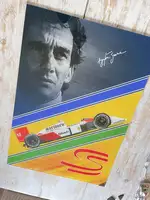 Substantial Ayrton Senna Acrylic Glass UV Print*-Sold