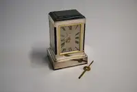 Fine and Rare Silver Tiffany & Co Mantel Clock c.1910