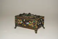 Automaton Ornate Singing Bird Box by Karl Griesbaum