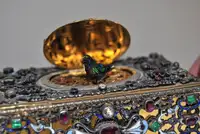 Automaton Ornate Singing Bird Box by Karl Griesbaum