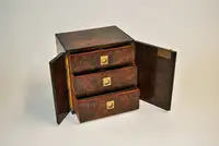 Figured Mahogany Cuban Cigar Humidor
